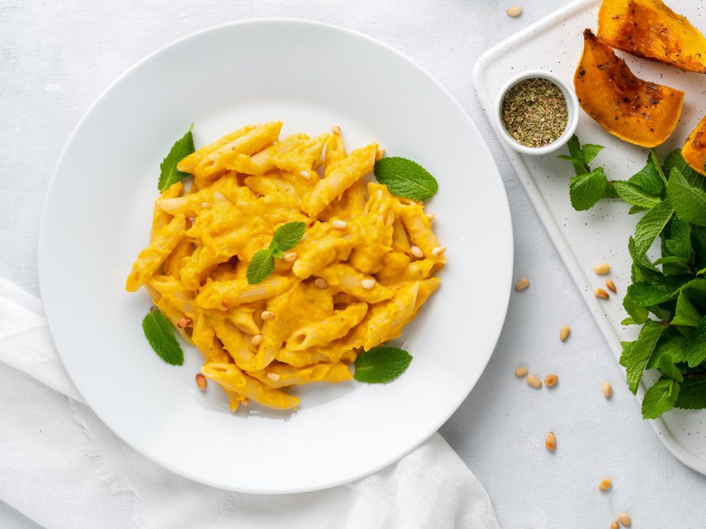 pasta zucca e pinoli